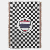 タイ国旗 スローブランケット (正面縦)