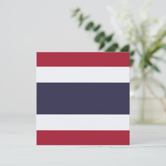 タイ国旗（タイ） カード (スタンド正面)