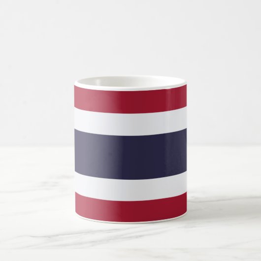 タイ国旗(タイ) コーヒーマグカップ (中央)