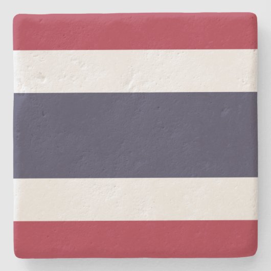 タイ国旗（タイ） ストーンコースター (正面)