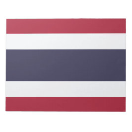 タイ国旗（タイ） ノートパッド