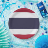 タイ国旗（タイ） ペーパープレート (パーティー)