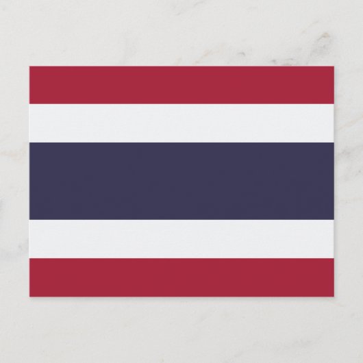 タイ国旗(タイ) ポストカード (正面)