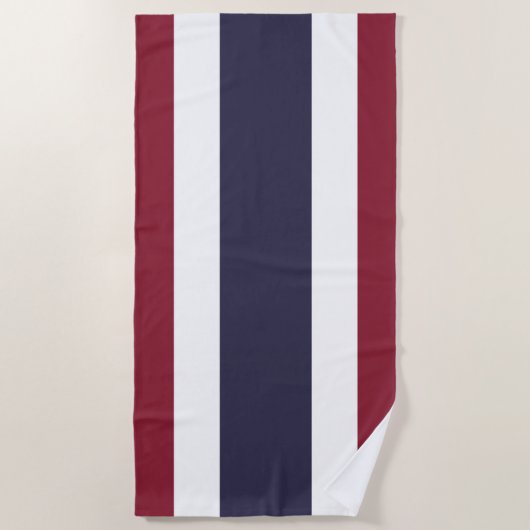 タイ国旗 ビーチタオル (正面)