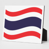 タイ国旗 フォトプラーク (側面)
