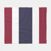 タイ国旗 フリースブランケット (正面(横))