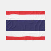 タイ国旗 フリースブランケット (正面(横))