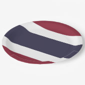 タイ国旗 ペーパープレート (アングル)