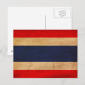 タイ国旗 ポストカード (正面/裏面)