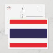 タイ国旗 – ポストカード (正面/裏面)