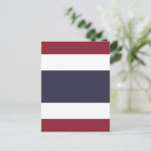 タイ国旗 ポストカード (スタンド正面)