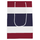 タイ国旗 ミディアムペーパーバッグ (裏面)