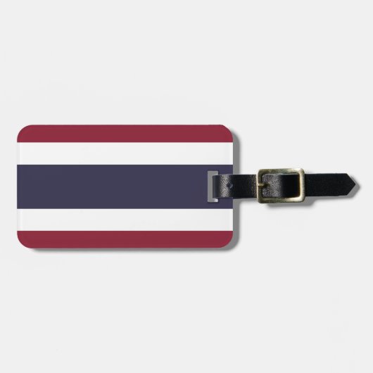 タイ国旗 ラゲッジタグ (正面横)