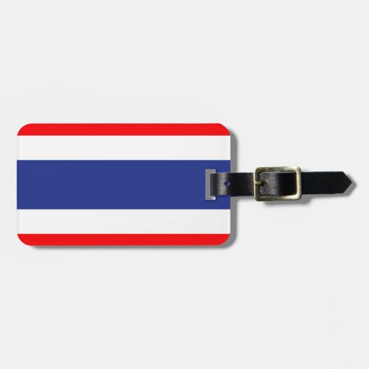 タイ国旗 ラゲッジタグ (正面横)