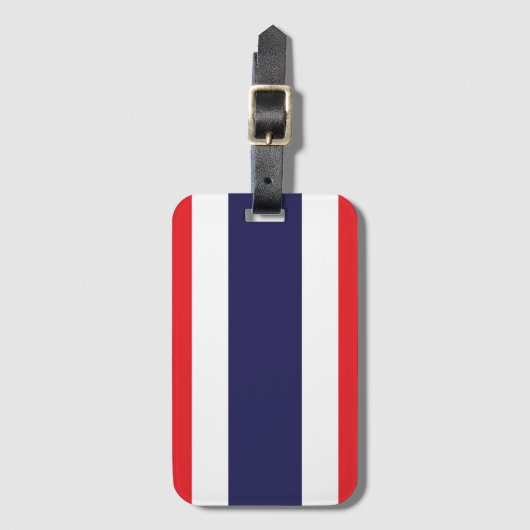 タイ国旗 ラゲッジタグ (正面縦)