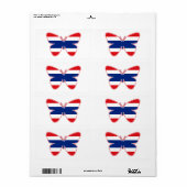 タイ国旗 ラベル (フルシート)