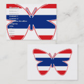 タイ国旗 名刺 (正面/裏面)