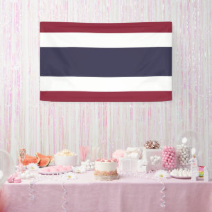 タイ国旗 横断幕