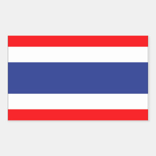 タイ国旗 長方形シール