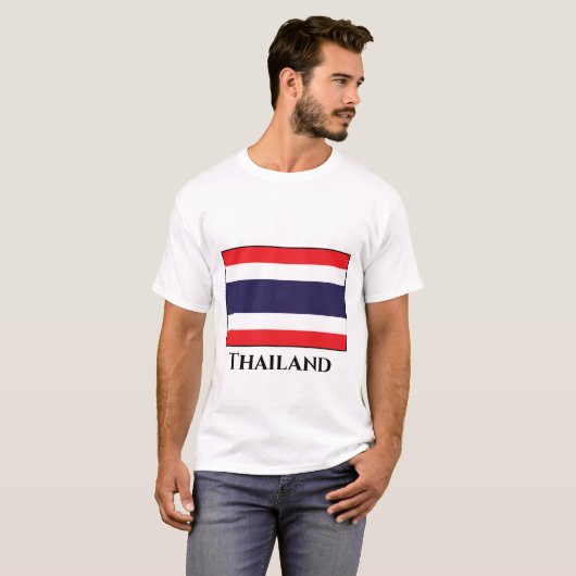 タイ国旗 Tシャツ (正面フル)