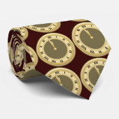 タイ大晦日の時計の ネクタイ (ロール)