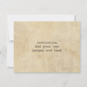 タイ実在プライターShakespeare Sonnet 18 (XVIII) 招待状 (正面)