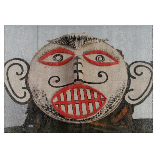 タイ幽霊顔ピタコンマスクフェスティバルローイ カッティングボード (正面)