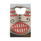 タイ幽霊顔ピタコンマスクフェスティバルローイ クレジットカード栓抜き (正面)