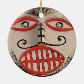 タイ幽霊顔ピタコンマスクフェスティバルローイ セラミックオーナメント (裏面)