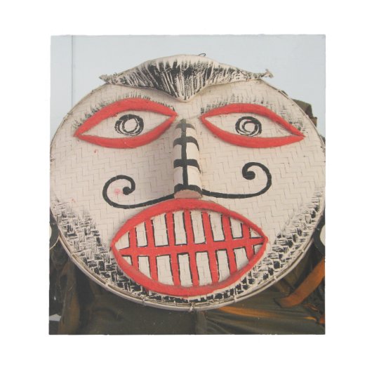 タイ幽霊顔ピタコンマスクフェスティバルローイ ノートパッド (正面)