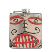 タイ幽霊顔ピタコンマスクフェスティバルローイ フラスク (正面)