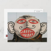 タイ幽霊顔ピタコンマスクフェスティバルローイ ポストカード (正面/裏面)