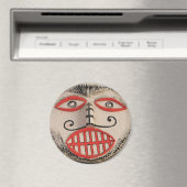 タイ幽霊顔ピタコンマスクフェスティバルローイ マグネット (インサイチュ (食洗機))