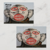 タイ幽霊顔ピタコンマスクフェスティバルローイ 名刺 (正面/裏面)