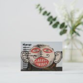 タイ幽霊顔ピタコンマスクフェスティバルローイ 名刺 (スタンド正面)