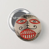 タイ幽霊顔ピタコンマスクフェスティバルローイ 缶バッジ (正面&裏面)