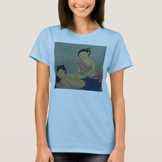 タイ式マッサ伝統的ージ Tシャツ (正面)