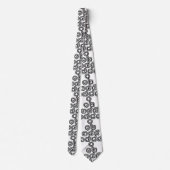 タイ数字ピラミッド♦タイ語文字♦ ネクタイ (裏面)