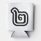 タイ数字2 / 2 / ๒ （歌）タイ語スクリプト 缶クーラー (正面)