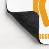 タイ料理のスパイシー⚠サインおもしろい:トイレ⚠ マウスパッド (コーナー)