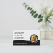 タイ料理レストラン料理ビジネスカード 名刺 (スタンド正面)