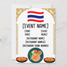 タイ料理店のイベントやオープニング