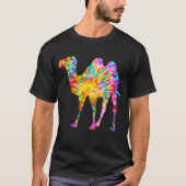 タイ染めラクダ Tシャツ (正面)