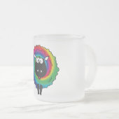 タイ染料の羊 フロストグラスマグカップ (正面右)