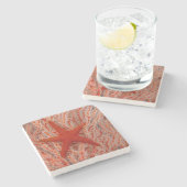 タイ海スターアカヒトデ ストーンコースター (横)