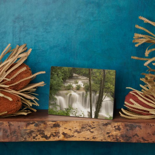 タイ淮前花林の滝 フォトプラーク (側面)