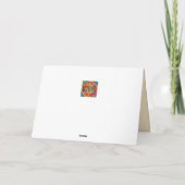 タイ父カラフルの日パパインスピリシティカード カード (裏面)