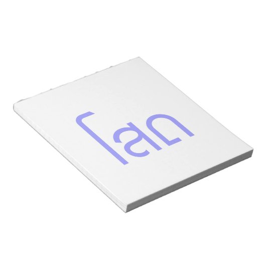 ☆タイ独身の語文字のSOHT ☆ ノートパッド (アングル)