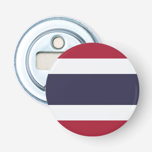 タイ王国の国旗のボトルオープナー 栓抜き (正面)