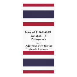 タイ王国の国旗をデザインしたラックカード ラックカード